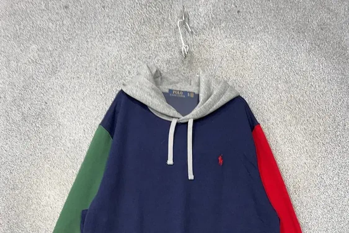 폴로 캐주얼 멀티컬러 후드티 XL 상품이미지3