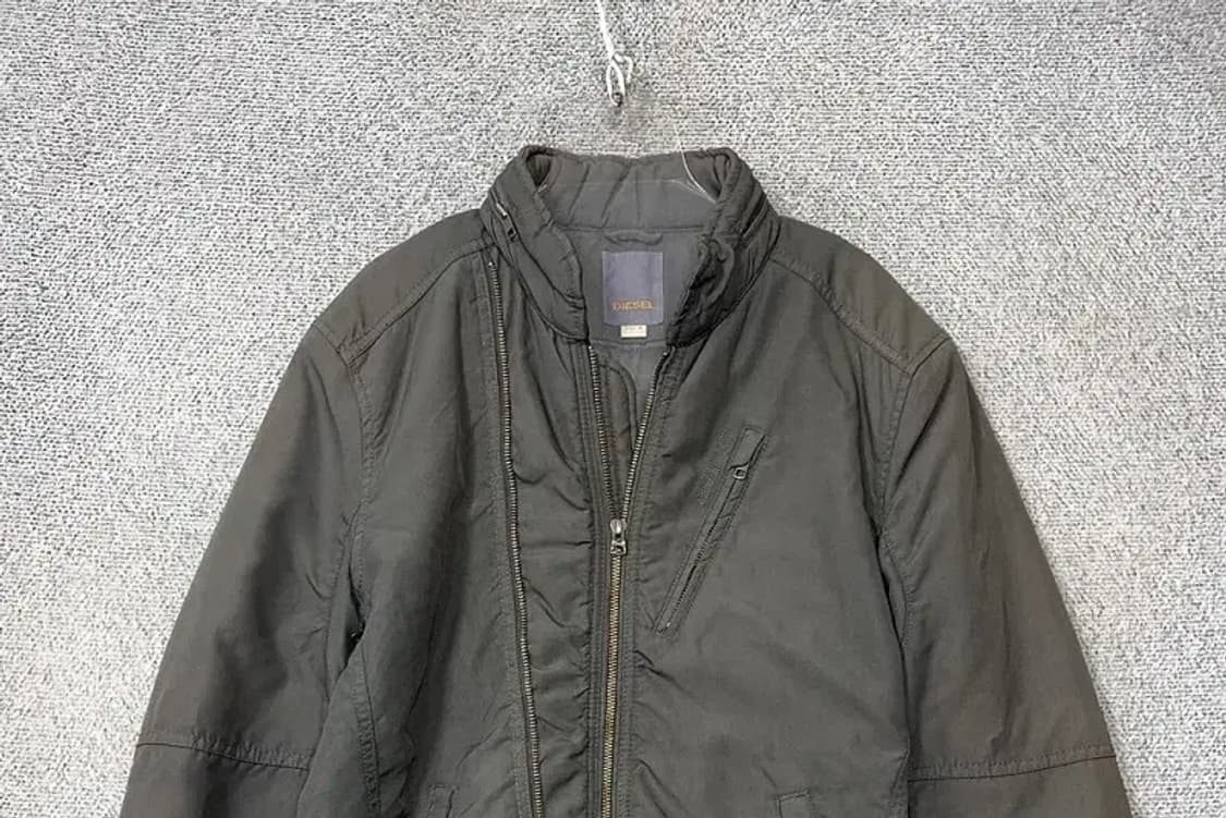 디젤 빈티지 ZIP 봄버 나일론 자켓 M 상품이미지3