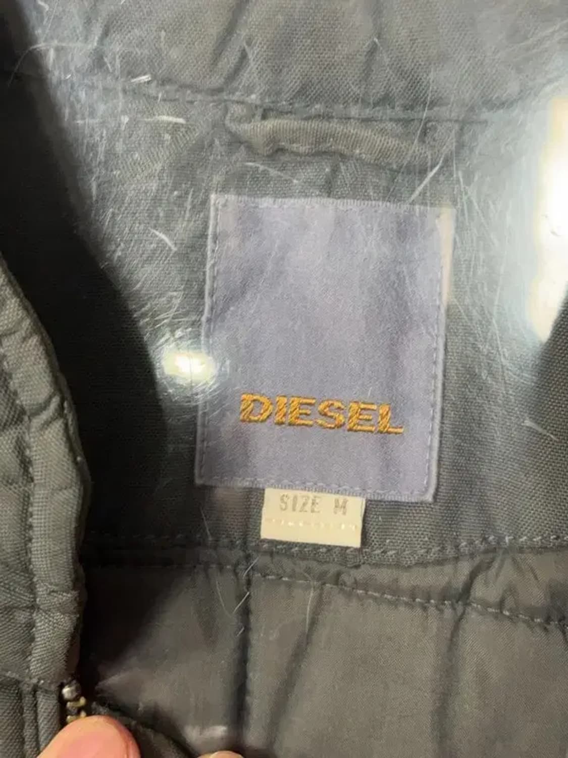 디젤 빈티지 ZIP 봄버 나일론 자켓 M 상품이미지7