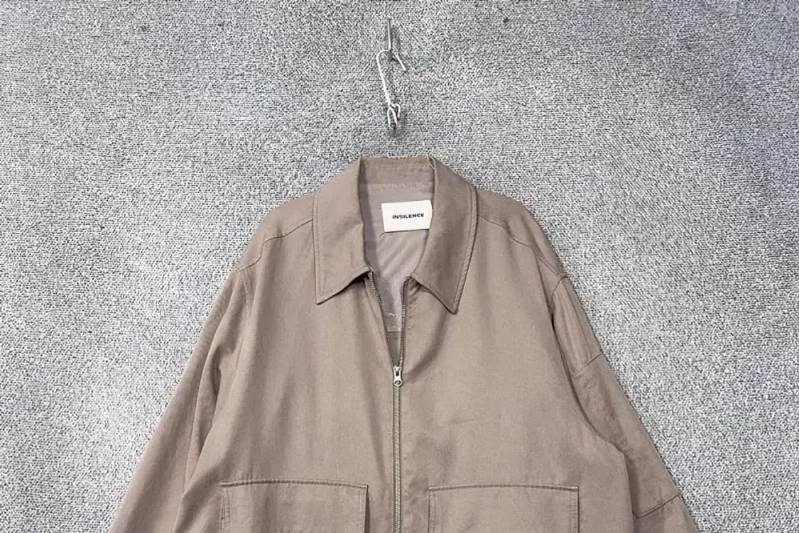 인사일런스 베이지 오버 사이즈 포켓 자켓 L 상품이미지3