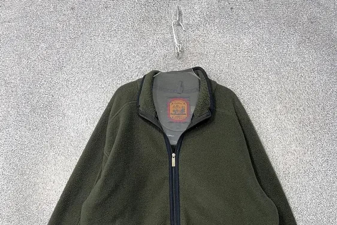 울리치 빈티지 카키 플리스 후리스 L 상품이미지3