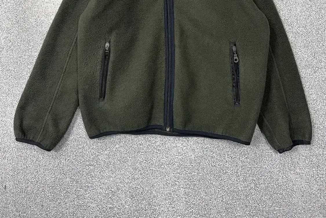 울리치 빈티지 카키 플리스 후리스 L 상품이미지4