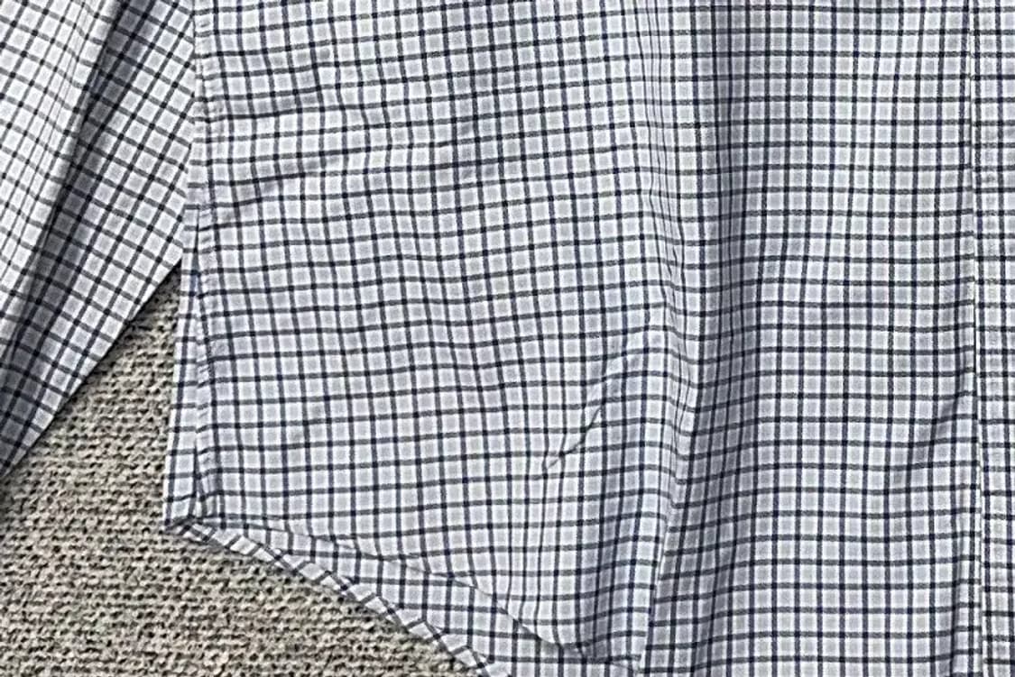 폴로 커스텀핏 체크 라이트 블루 셔츠 XL 상품이미지6