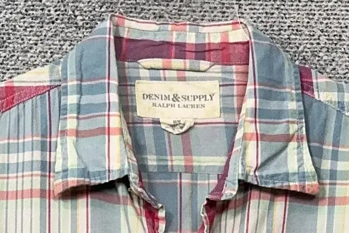폴로 데님 앤 서플라이 빈티지 투포켓 셔츠 M 상품이미지5