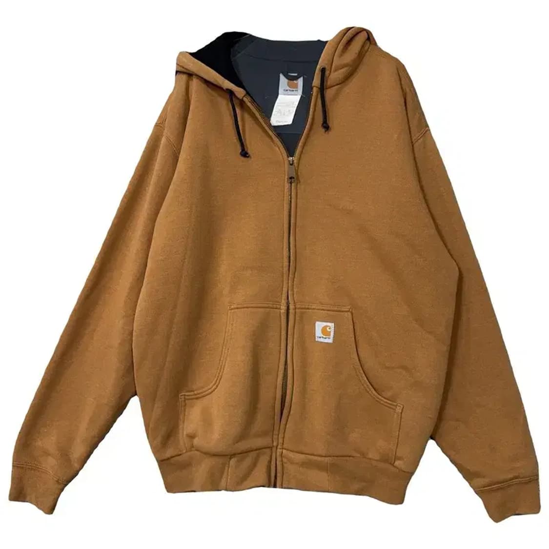 칼하트 카멜 하드 코튼 후드 집업 M 상품이미지1