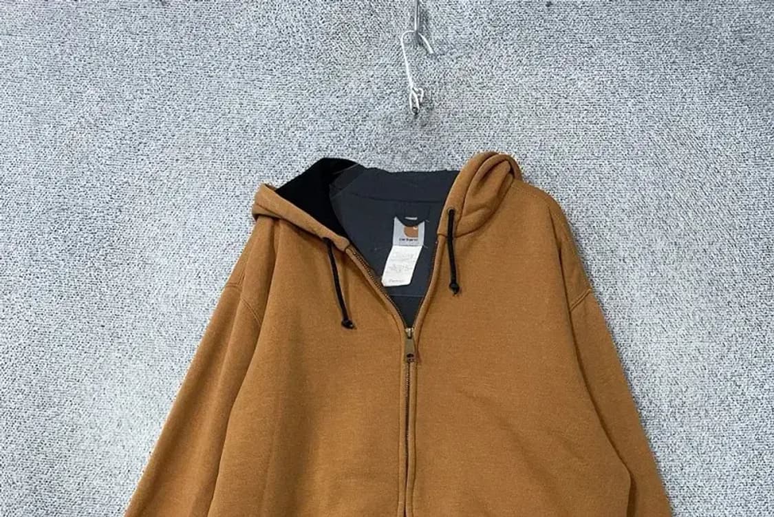 칼하트 카멜 하드 코튼 후드 집업 M 상품이미지3