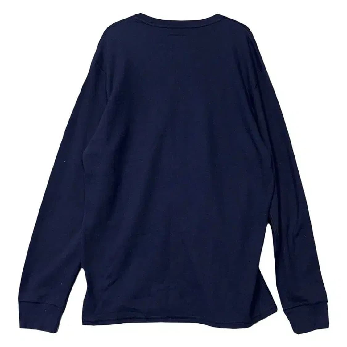 폴로 베어 와플 코튼 네이비 오버핏 긴팔티 L 상품이미지2