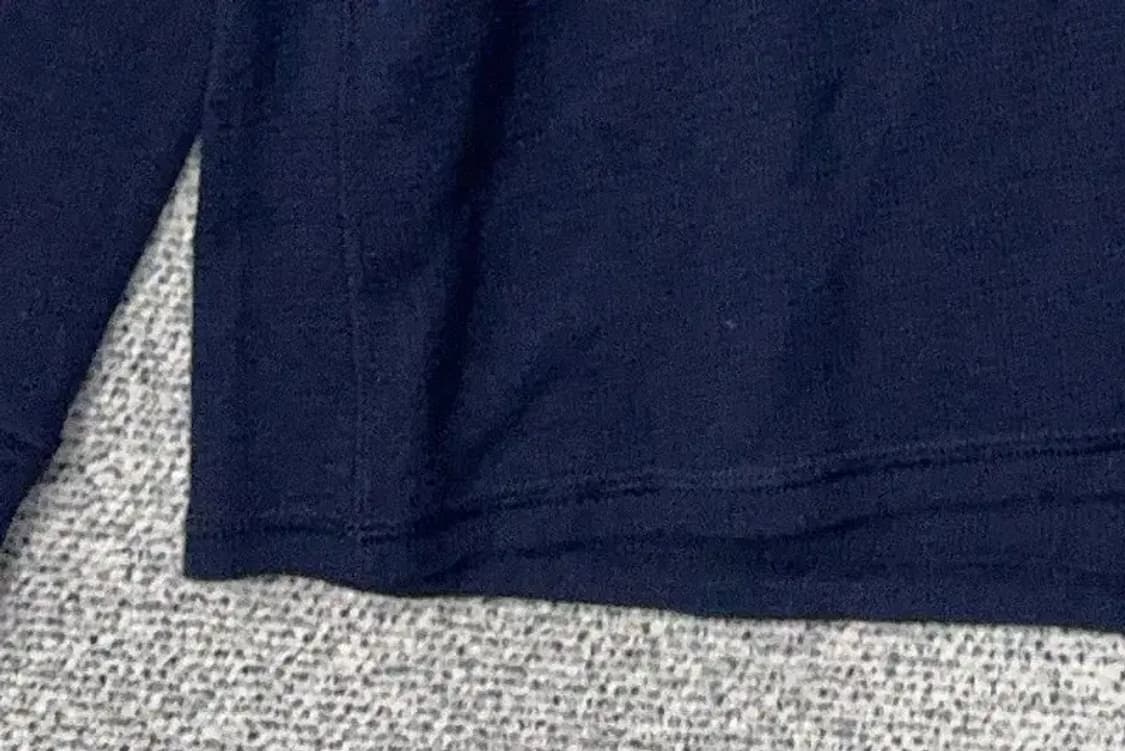 폴로 베어 와플 코튼 네이비 오버핏 긴팔티 L 상품이미지6