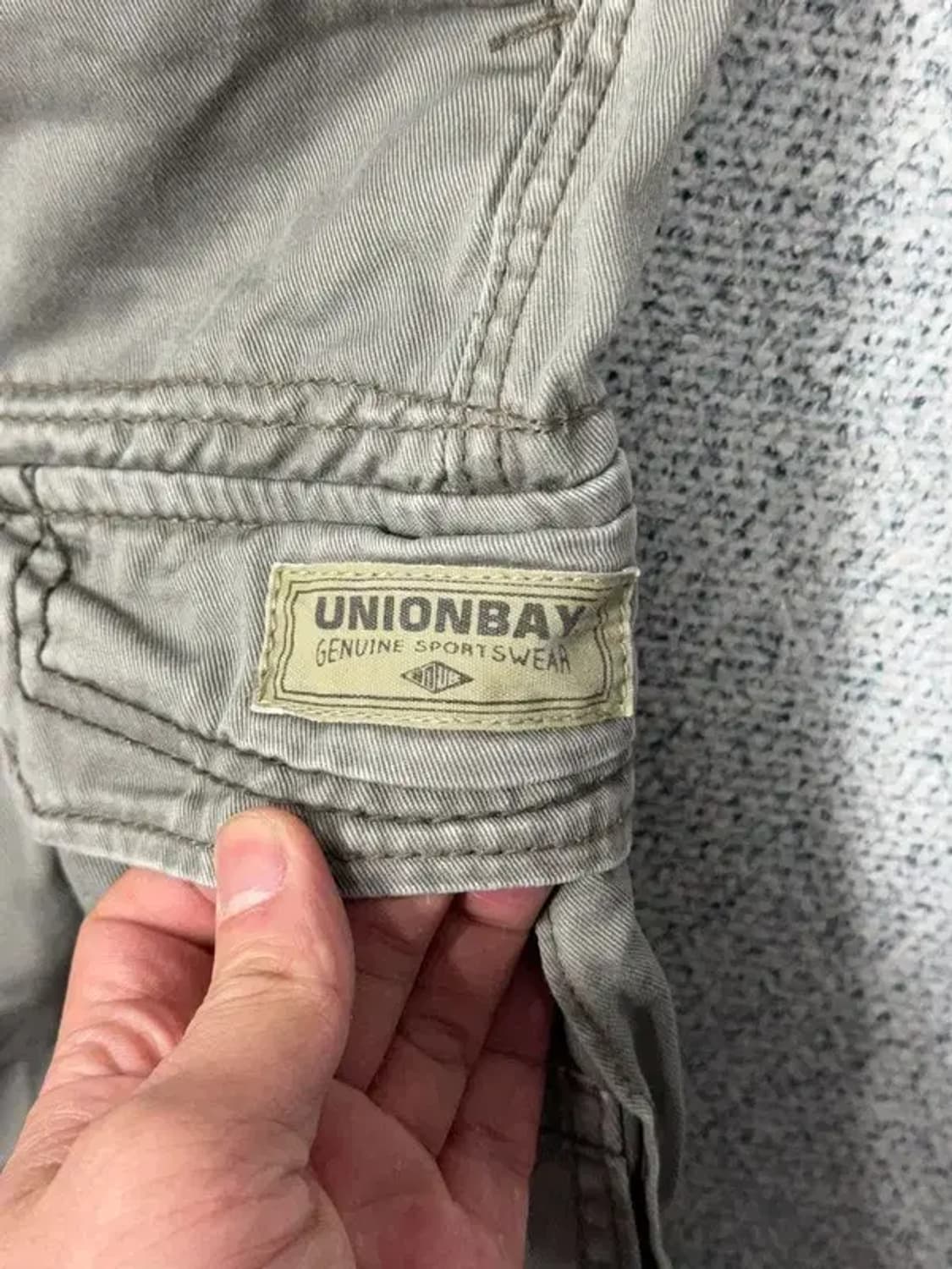 유니온 베이 카키 카고 바지 34X30 상품이미지7