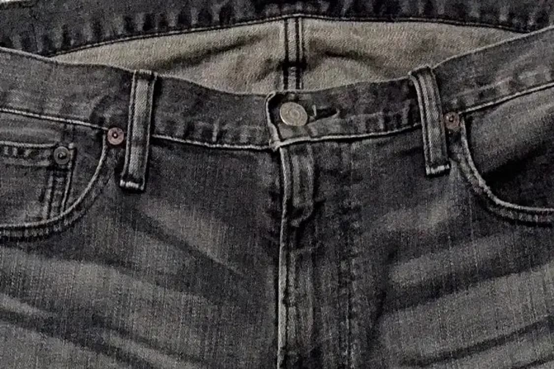 폴로 흑청 빈티지 청바지 36x34 상품이미지6