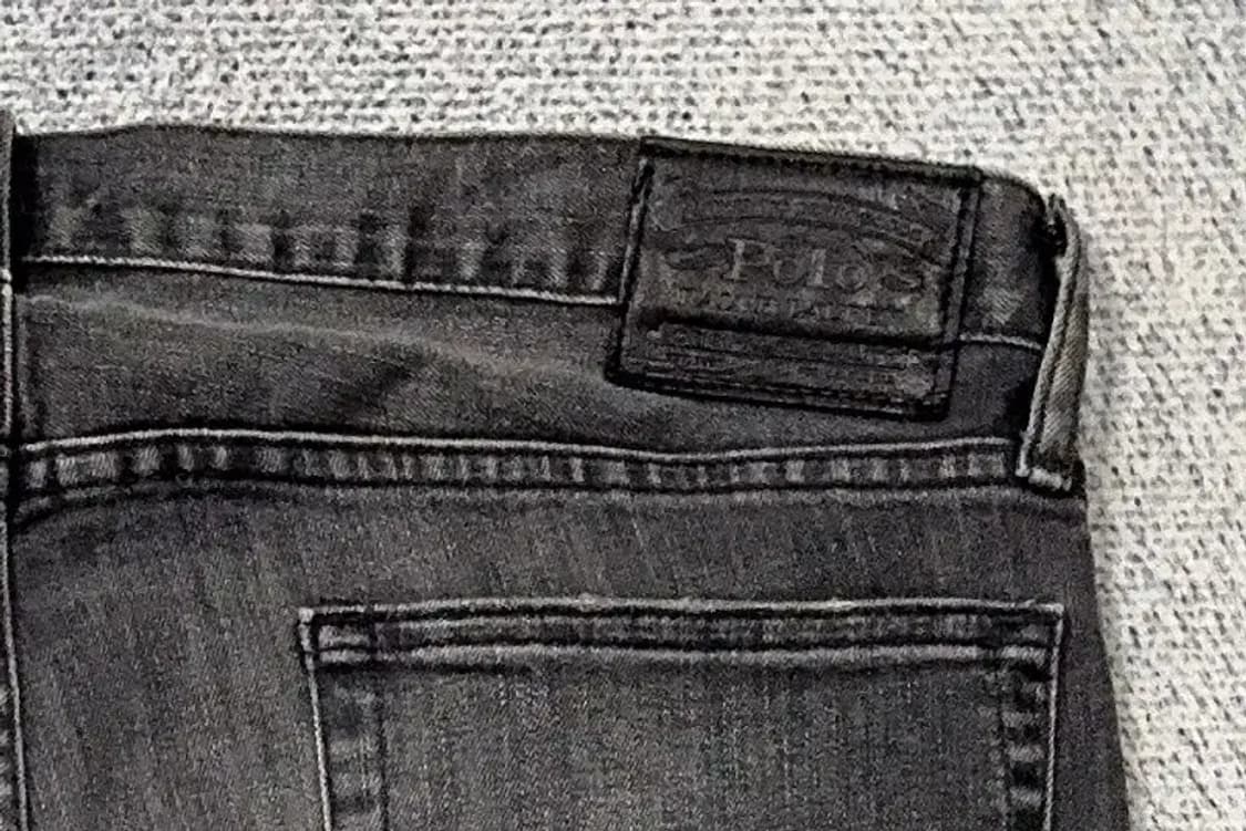 폴로 흑청 빈티지 청바지 36x34 상품이미지7