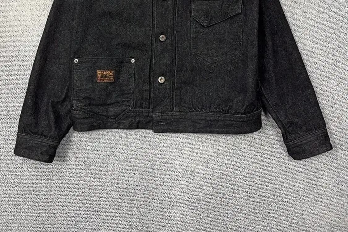 맥우드건 블랙 빈티지 데님 자켓 M 상품이미지4