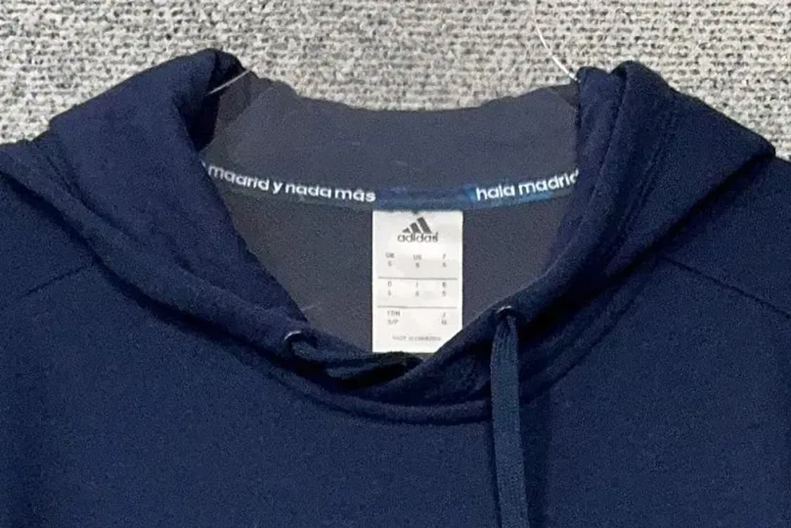 아디다스 레알 마드리드 로고 후드티 S/P 상품이미지5