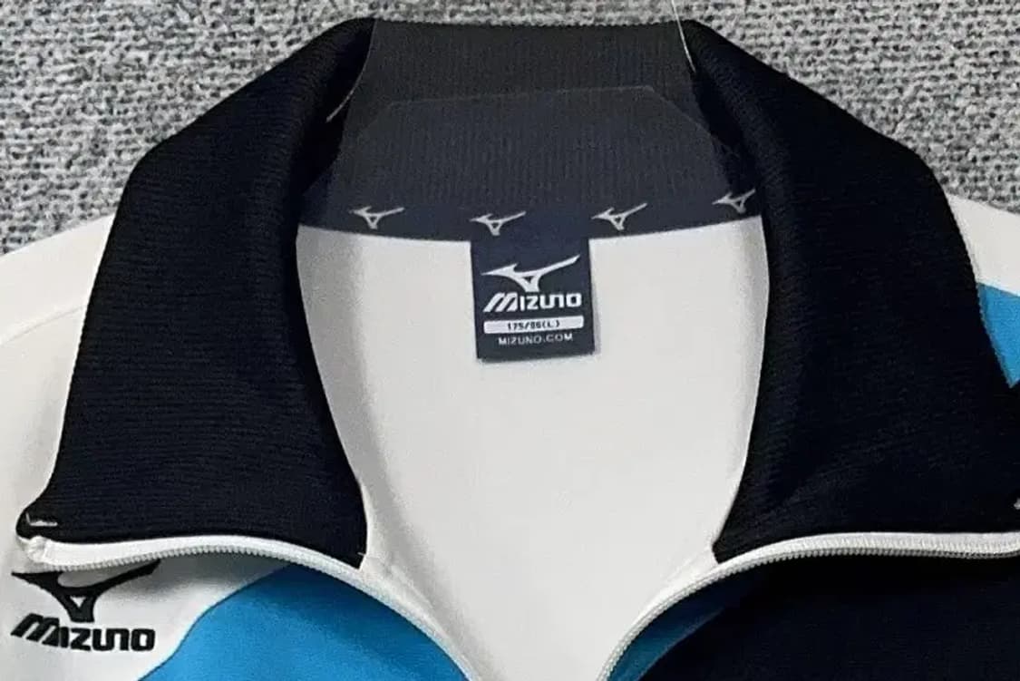 미즈노 화이트 빈티지 집업 저지 175/96(L) 상품이미지5