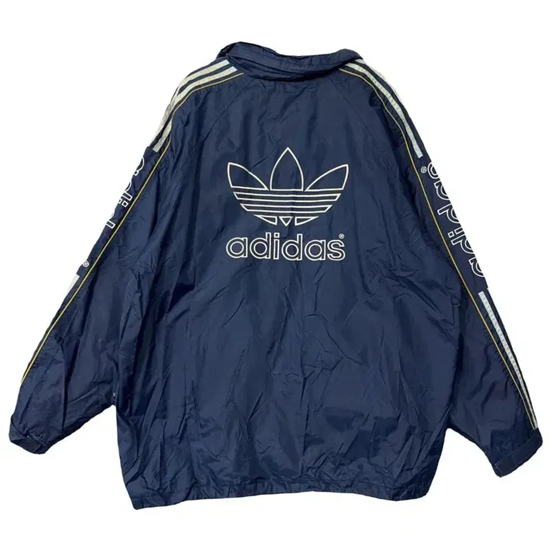아디다스 네이비 올드스쿨 스트릿 빈티지 바람막이 윈드자켓 XL 상품이미지2