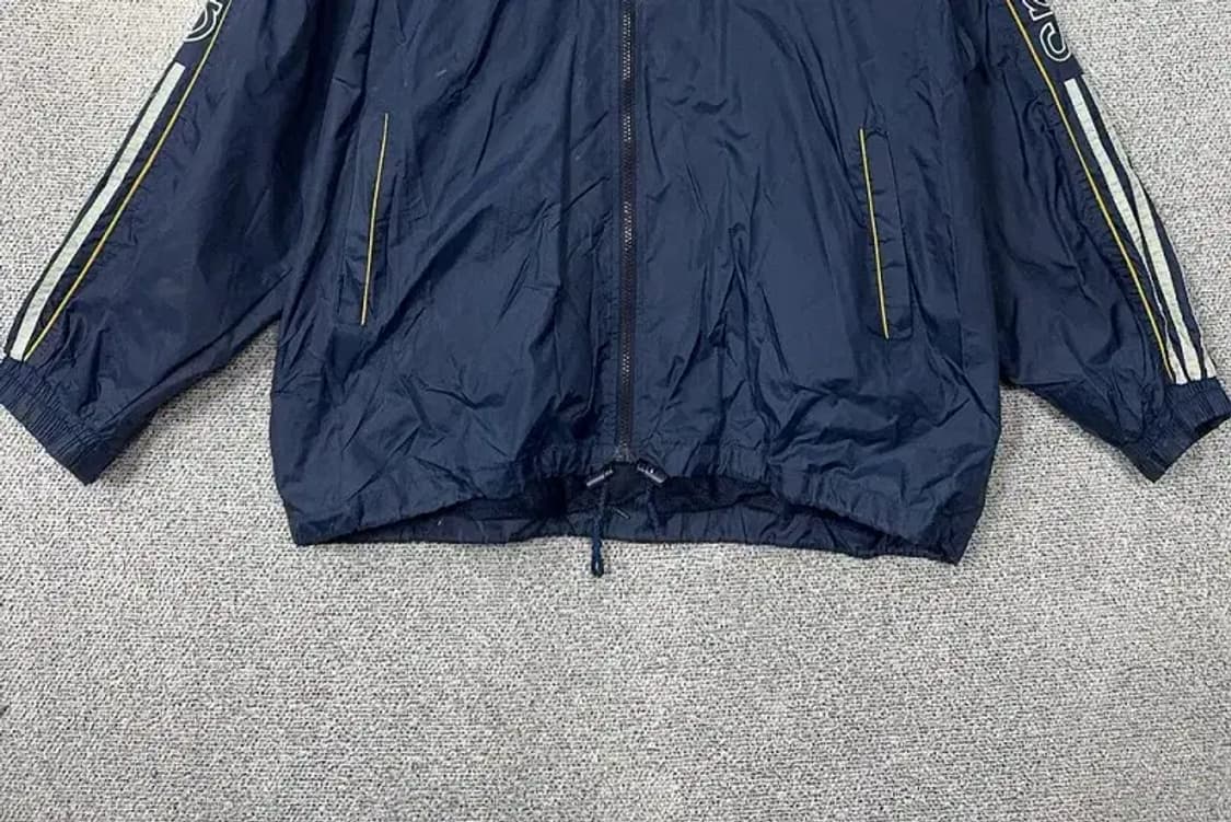 아디다스 네이비 올드스쿨 스트릿 빈티지 바람막이 윈드자켓 XL 상품이미지4