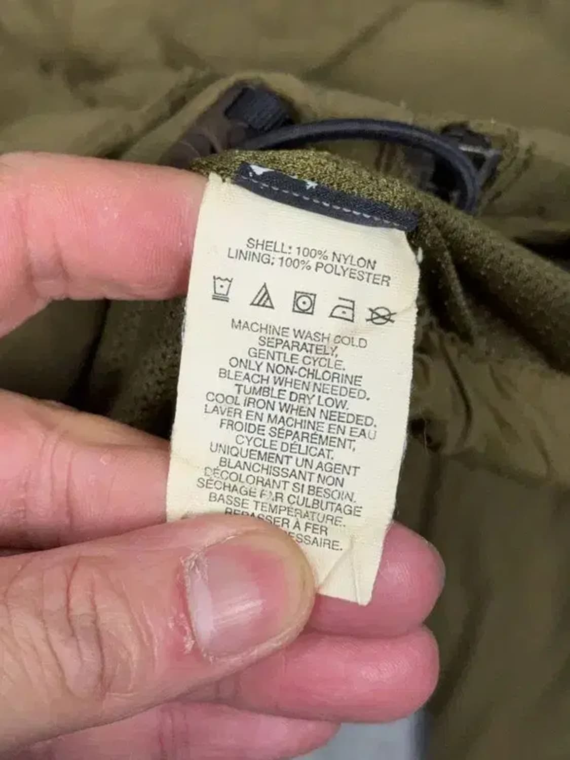 오클리 카키 로고 포켓 나일론 자켓 M 상품이미지8