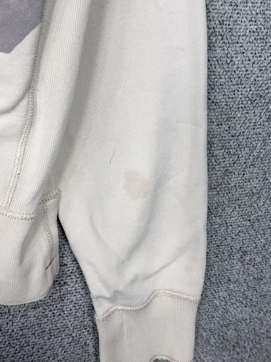 후아유 Y2K 빈티지 프린팅 라이트 그레이 후드티 XL 상품이미지7