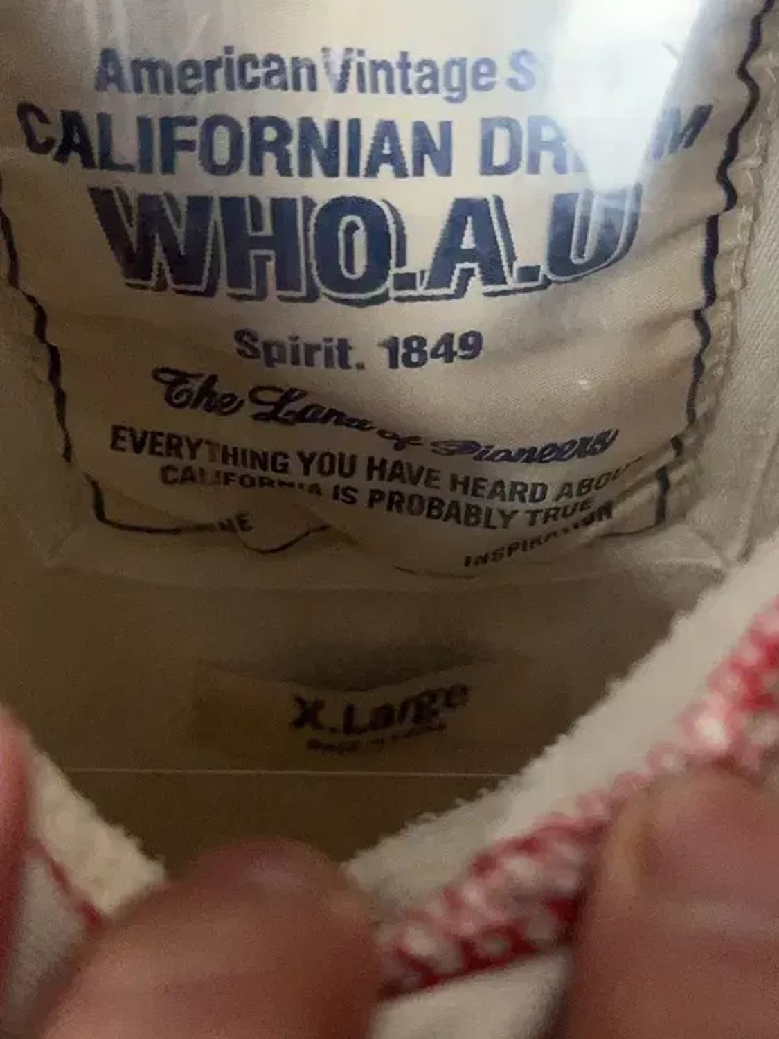 후아유 Y2K 빈티지 프린팅 라이트 그레이 후드티 XL 상품이미지9