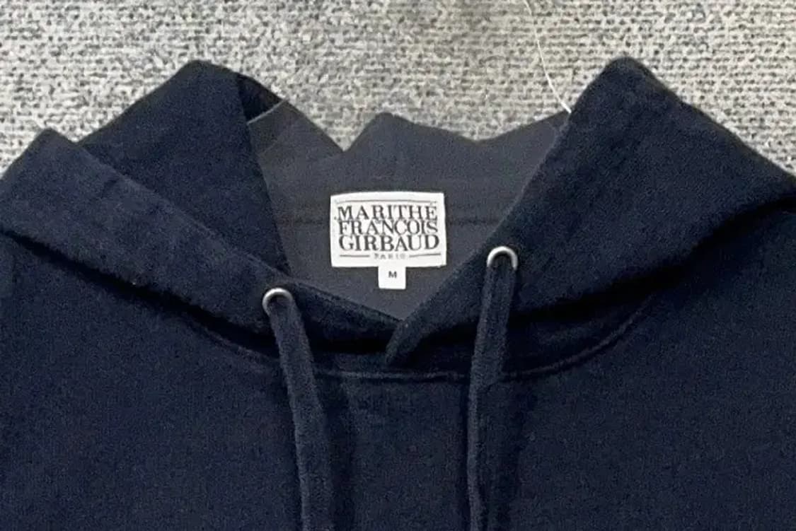 마리떼 프랑소와 저버 네이비 스웻 후드티 M 상품이미지5