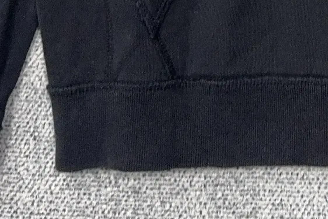 아베크롬비 자수 로고 Y2K 빈티지 블랙 후드티 M 상품이미지6