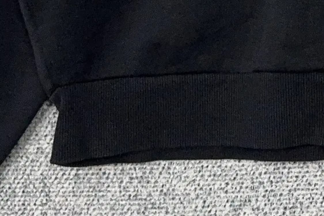 아디다스 프린팅 빅로고 블랙 브이넥 스웻셔츠 XS 상품이미지6