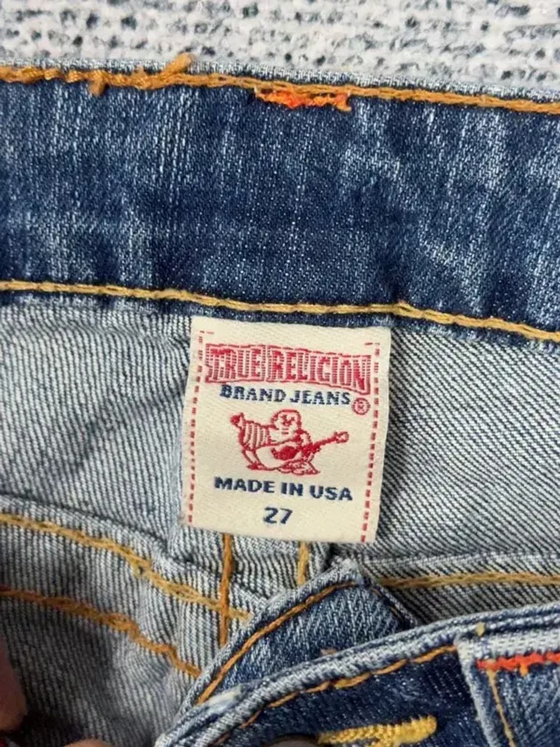 트루릴리젼 USA 빈티지 Y2K 부츠컷 데님팬츠 27 상품이미지6