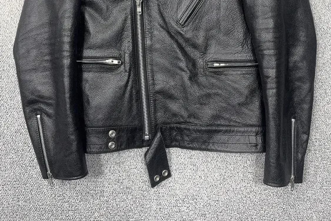 비바스튜디오 블랙 레더 라이더 자켓 L 상품이미지4
