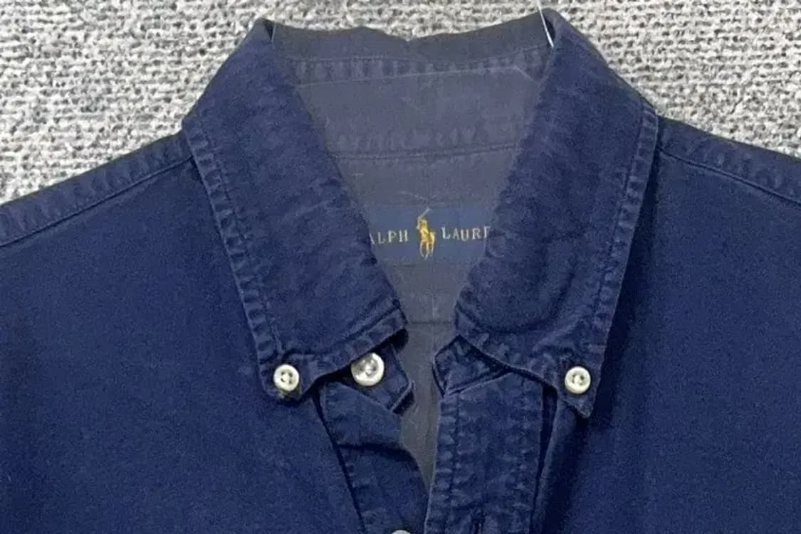 폴로 랄프로렌 네이비 옥스포드 셔츠 S 상품이미지5