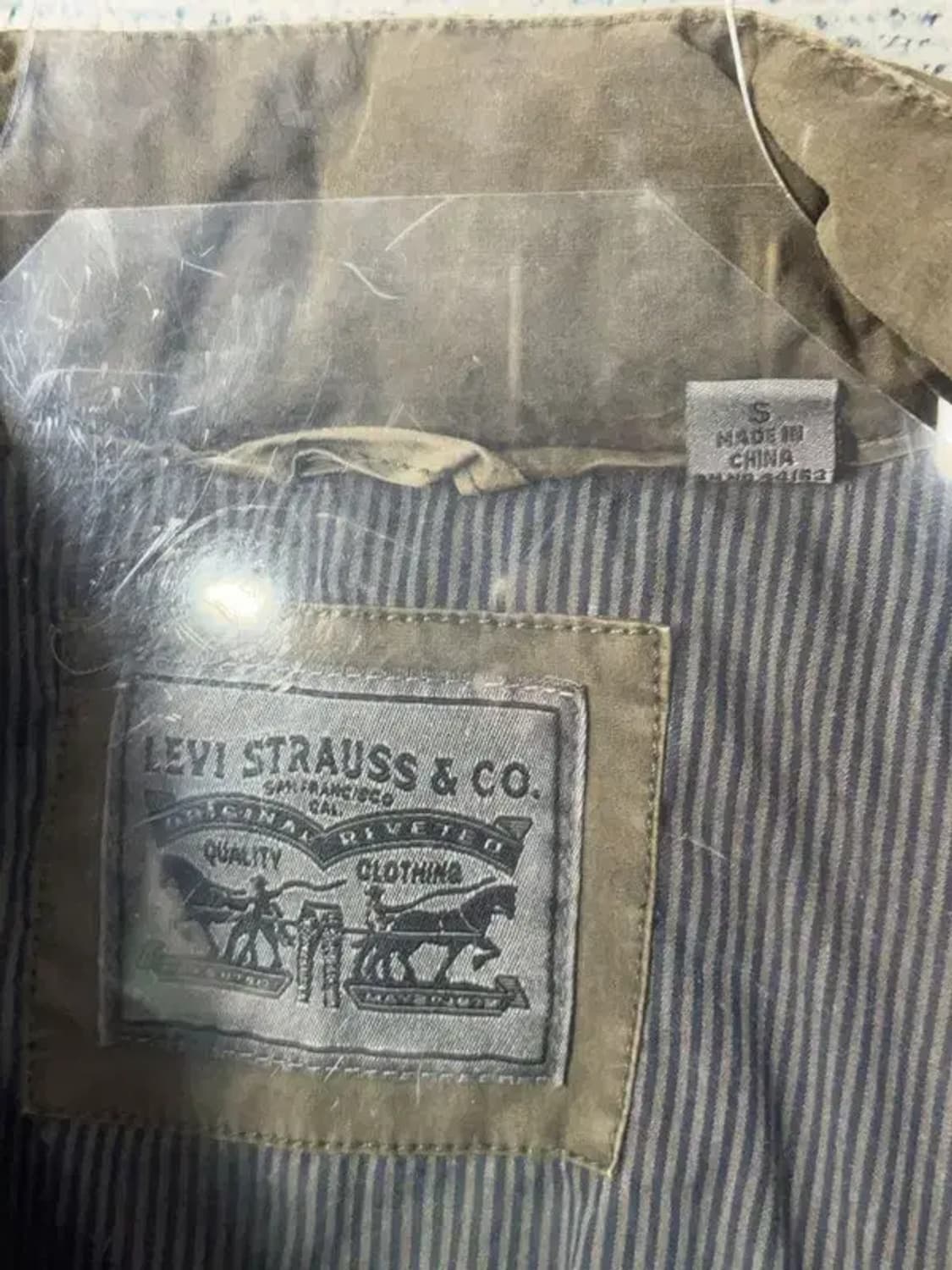 리바이스 카키 빈티지 야상 S 상품이미지7