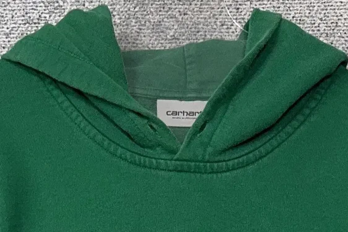 칼하트 프린팅 그린 후드티 M 상품이미지5