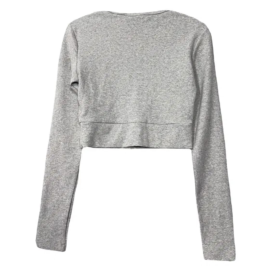 아디다스 불꽃 센터 로고 크롭 긴팔티 S 상품이미지2