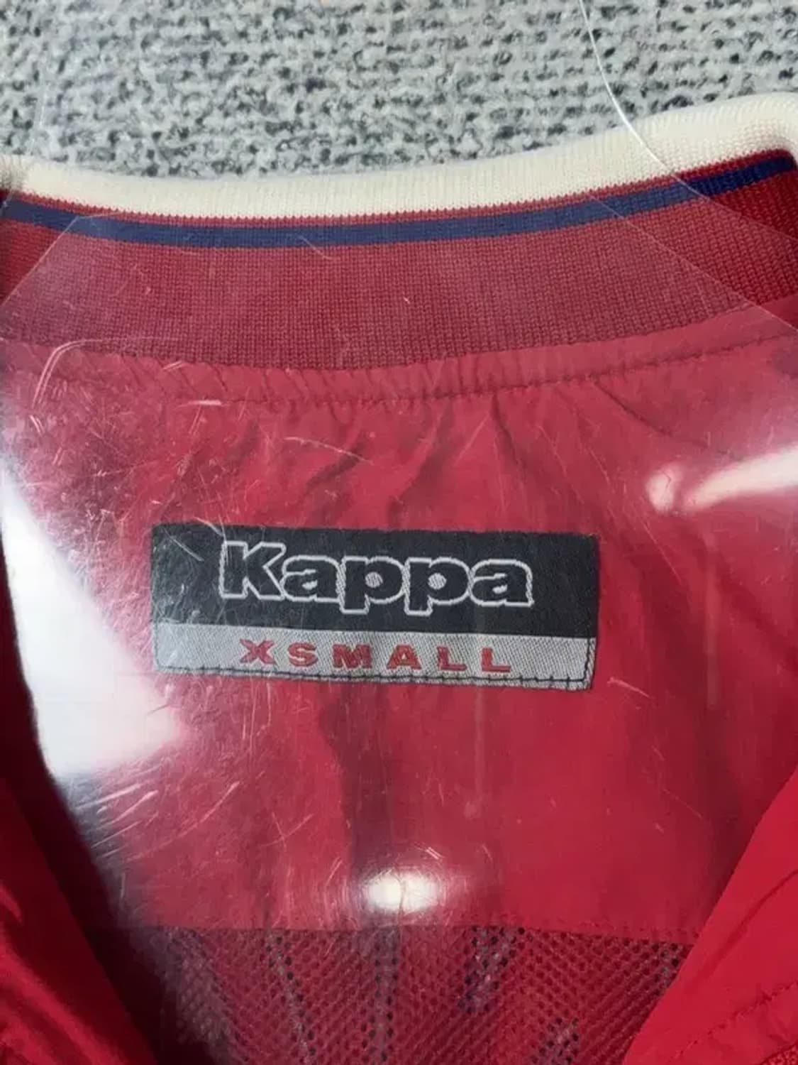 카파 레드 캐나다 빈티지 트랙탑 집업 저지 XSMALL 상품이미지10