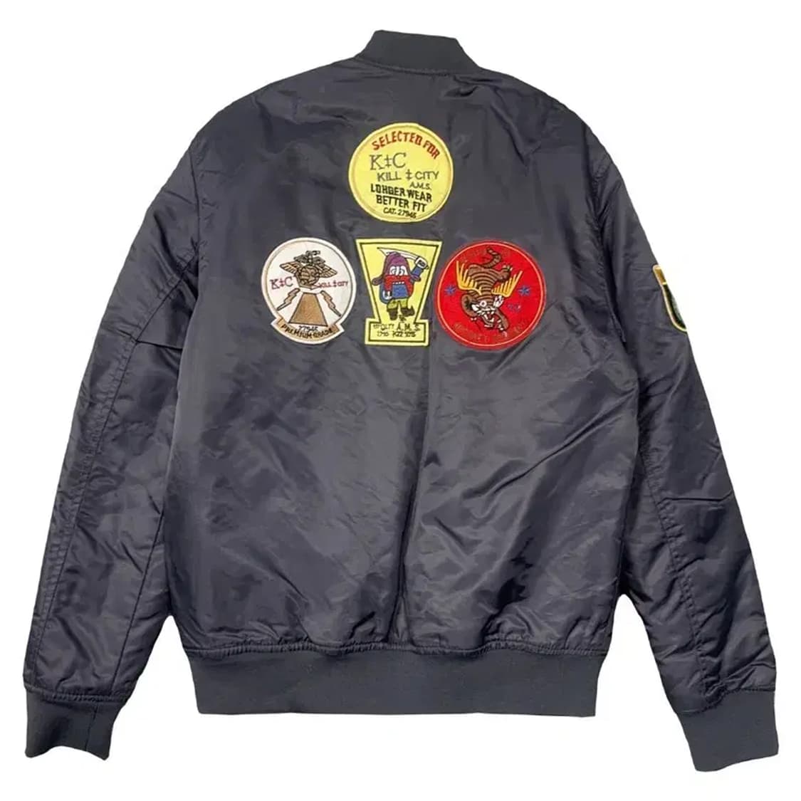 빈티지 공군 패치 MA-1 항공 점퍼 L 상품이미지2