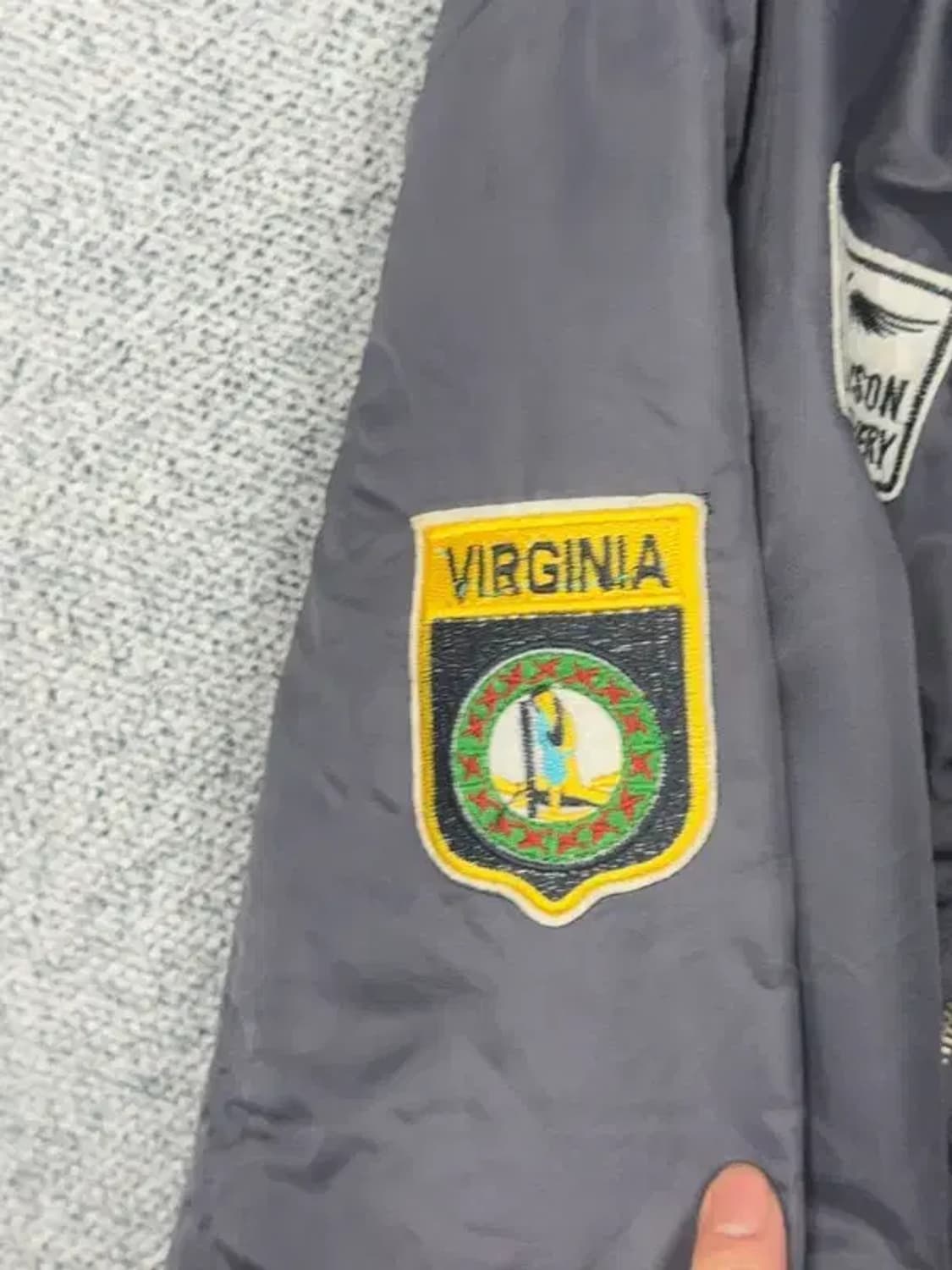 빈티지 공군 패치 MA-1 항공 점퍼 L 상품이미지8