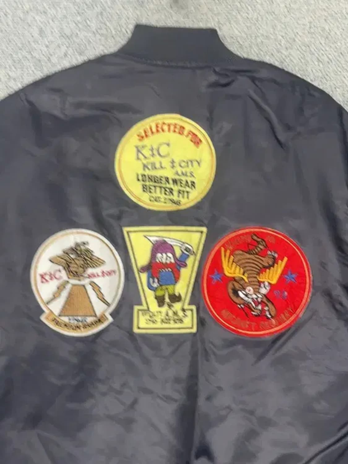 빈티지 공군 패치 MA-1 항공 점퍼 L 상품이미지9