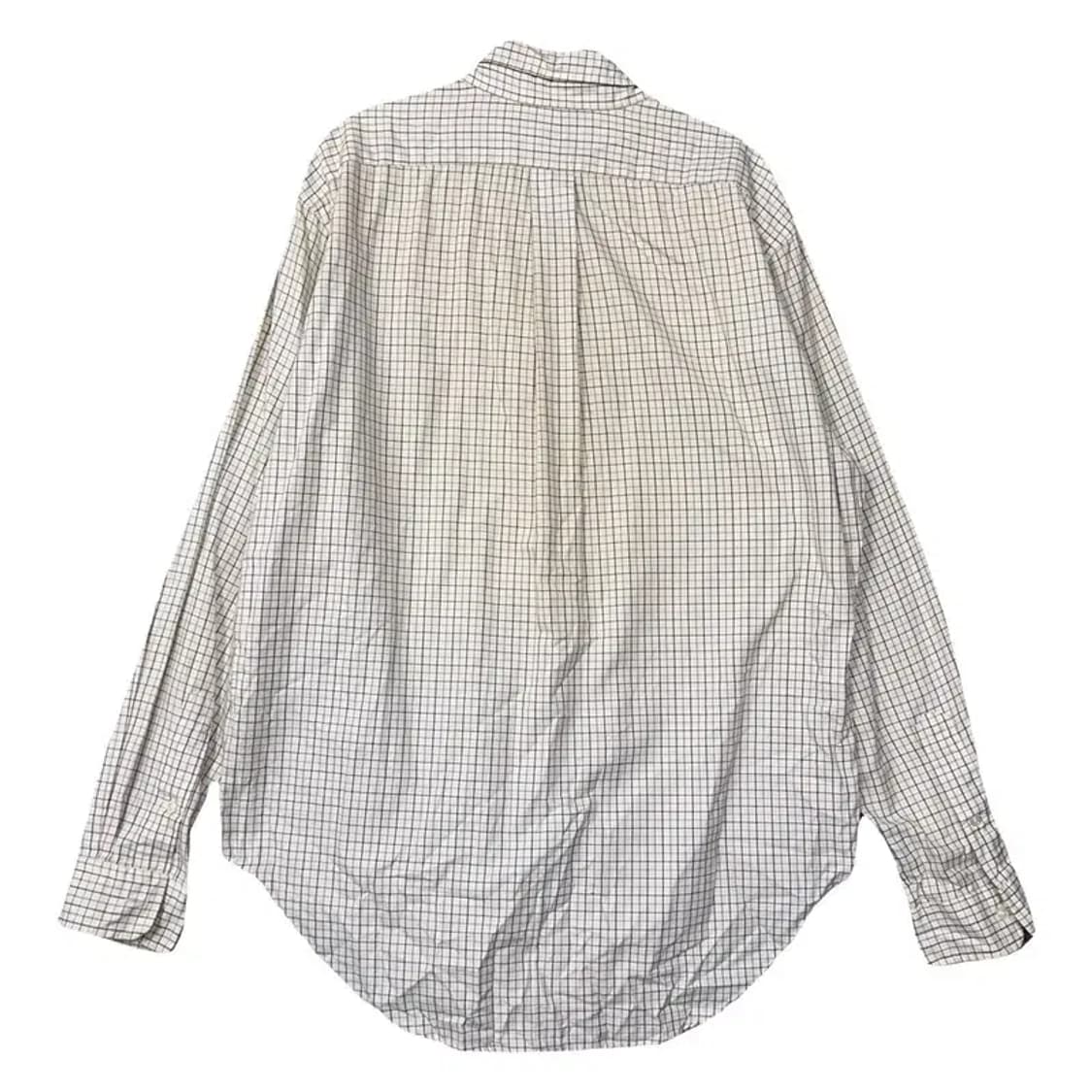 폴로 랄프로렌 로고 베이지 체크 셔츠 M 상품이미지2