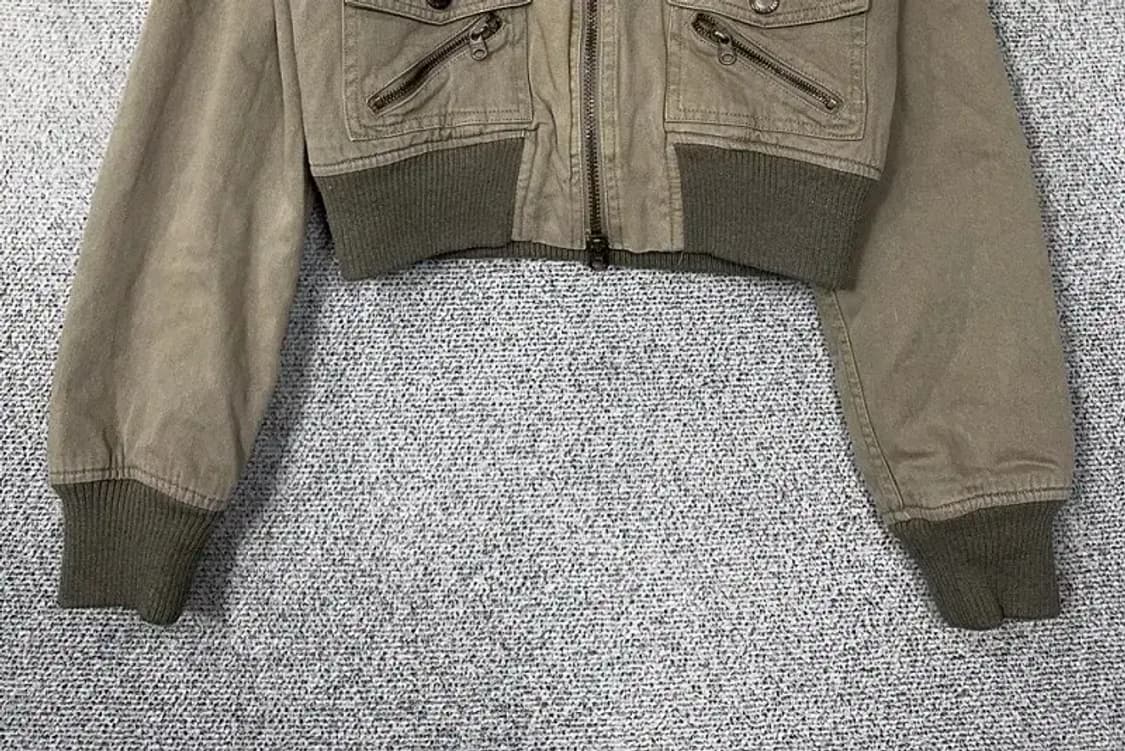 아베크롬비 Y2K 브라운 울프죠 자켓 S 상품이미지4