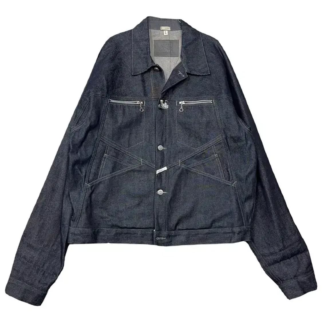 마리떼 프랑소와 저버 진청 생지 인디고 데님 자켓 L 상품이미지1