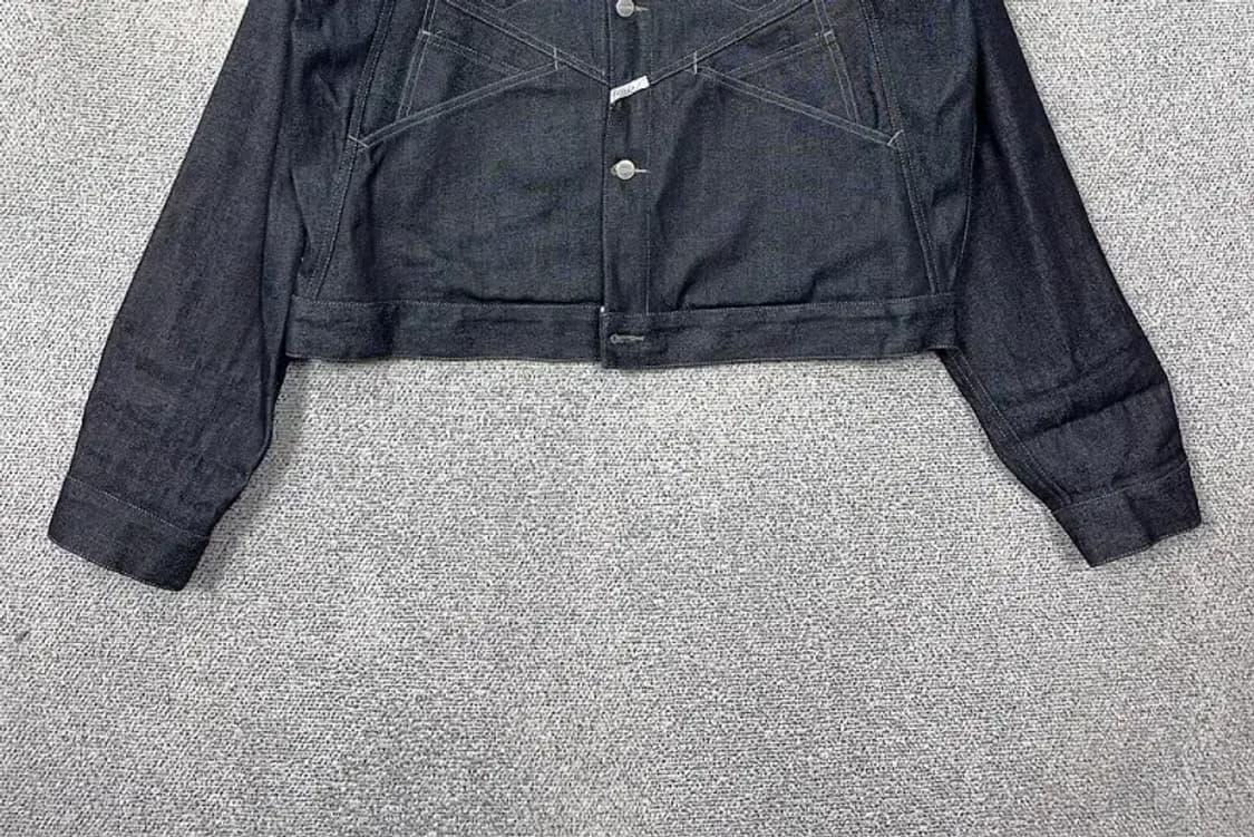 마리떼 프랑소와 저버 진청 생지 인디고 데님 자켓 L 상품이미지4