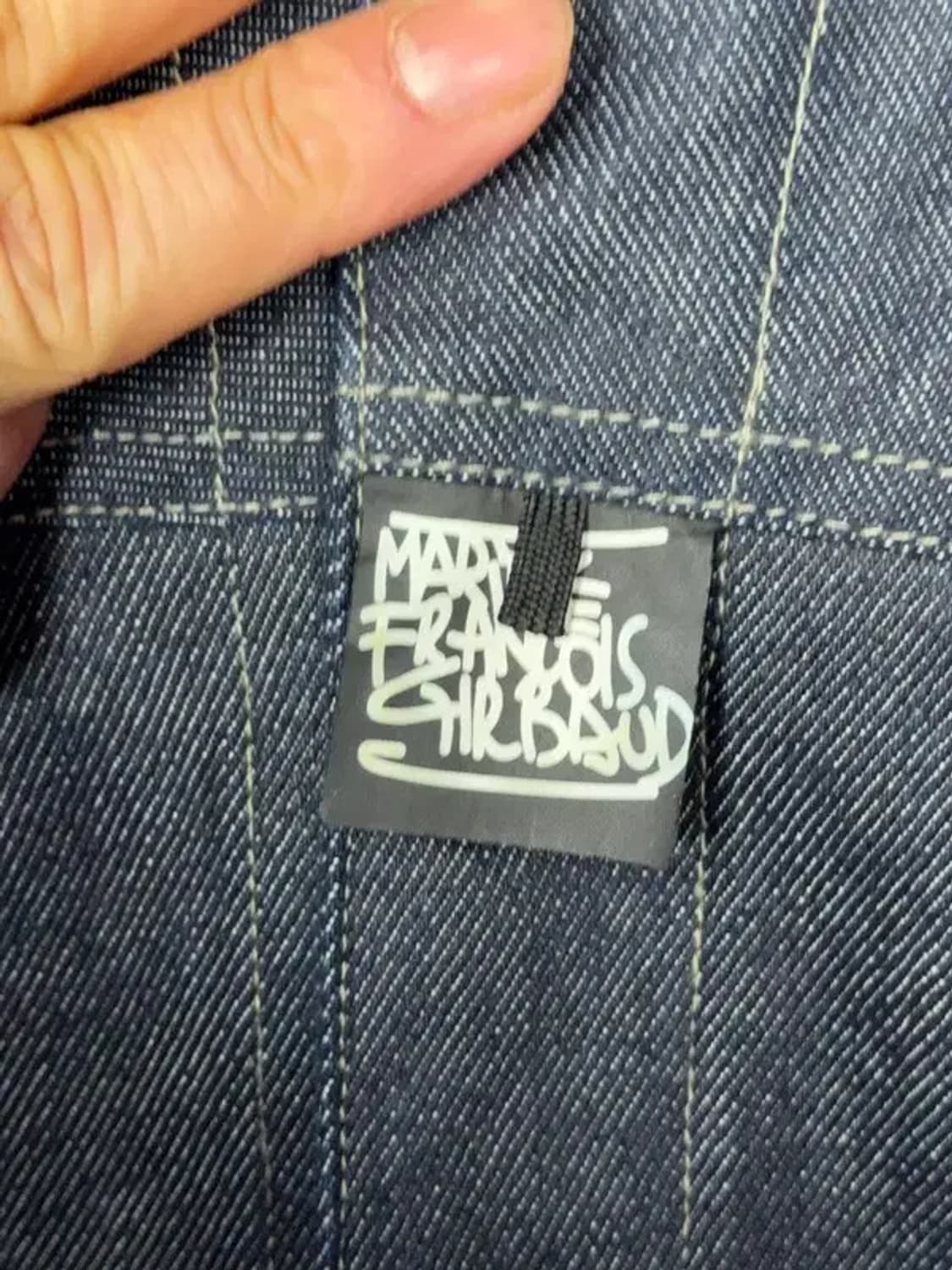 마리떼 프랑소와 저버 진청 생지 인디고 데님 자켓 L 상품이미지6