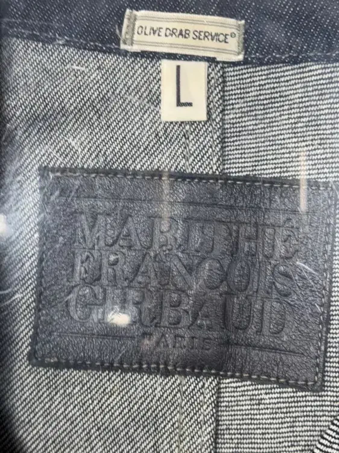 마리떼 프랑소와 저버 진청 생지 인디고 데님 자켓 L 상품이미지7