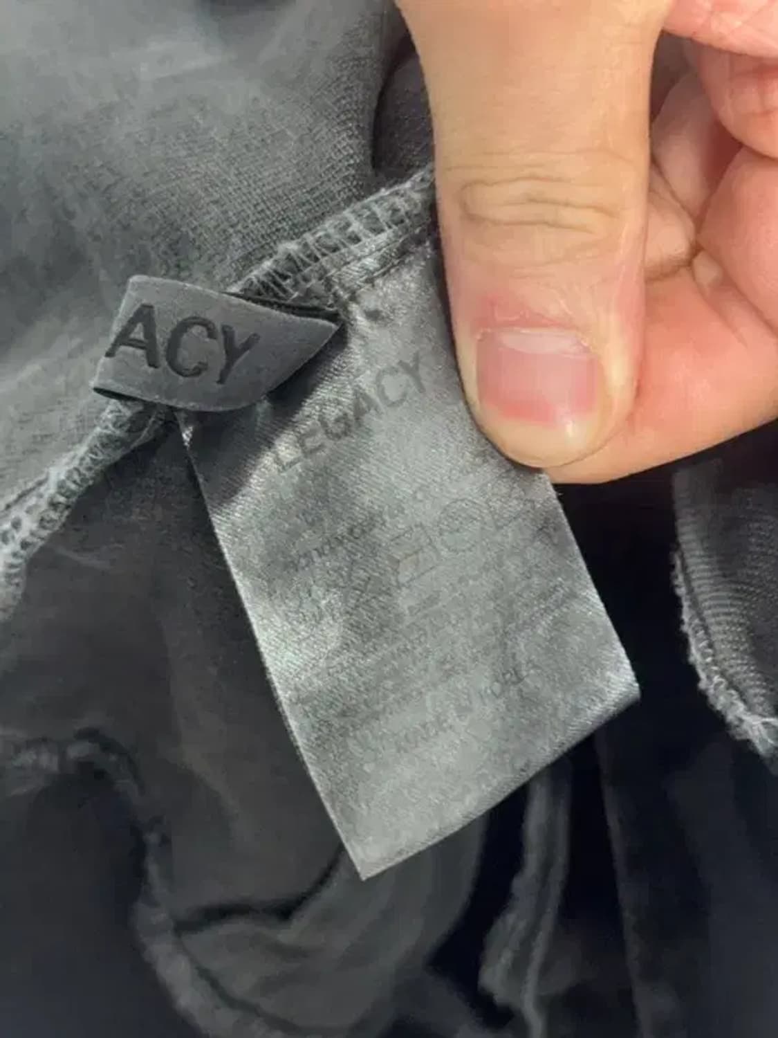 레가시 빈티지 그레이 피그먼트 블루종 자켓 XL 상품이미지7