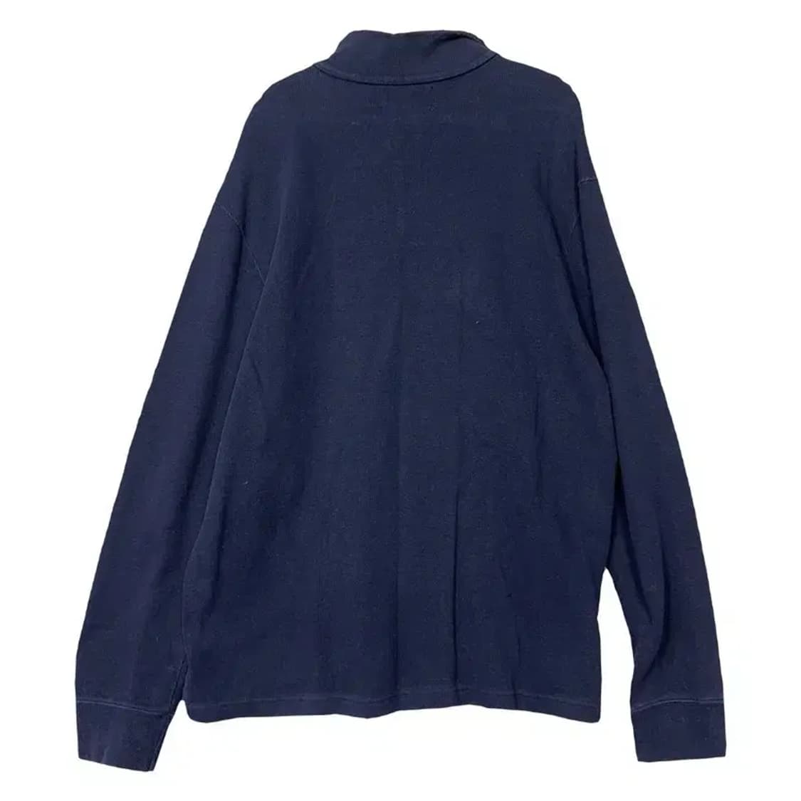 폴로 랄프로렌 네이비 로고 반집업 니트 L 상품이미지2