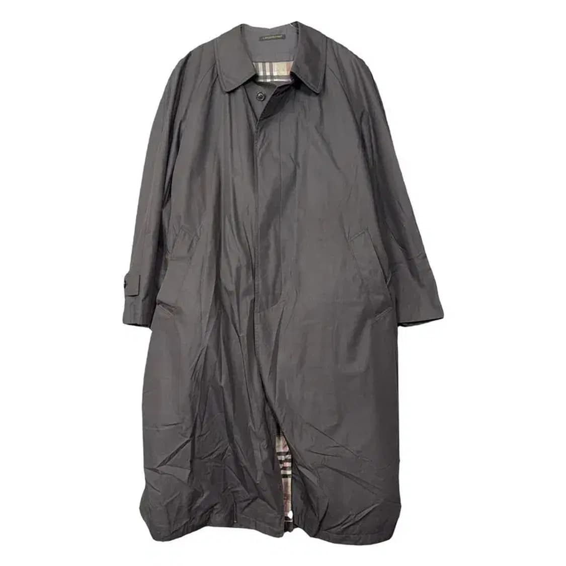 런던포그 그레이 빈티지 트렌치 코트 100-170 상품이미지1