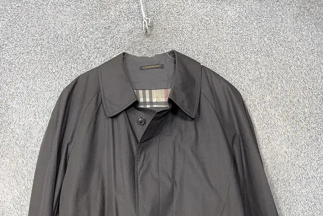 런던포그 그레이 빈티지 트렌치 코트 100-170 상품이미지3