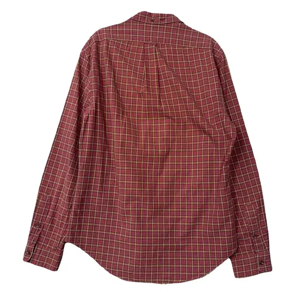 폴로 빈티지 버건디 체크 셔츠 L 상품이미지2