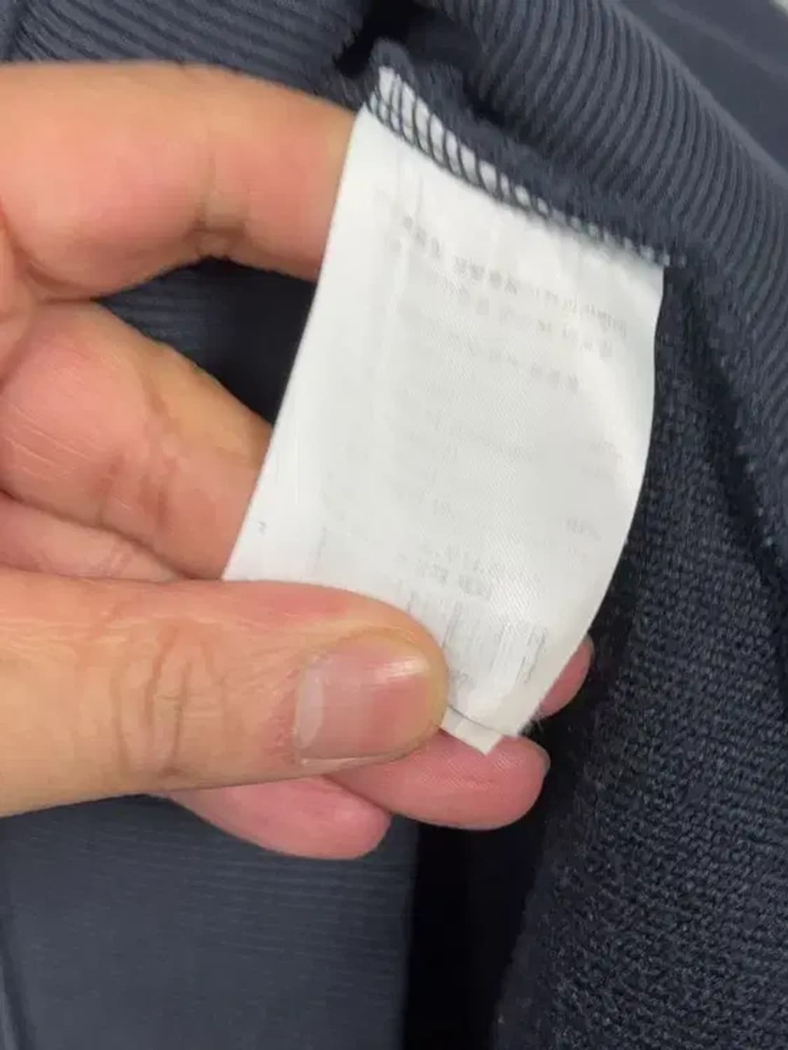 리 네이비 로고 후드 집업 L 상품이미지8