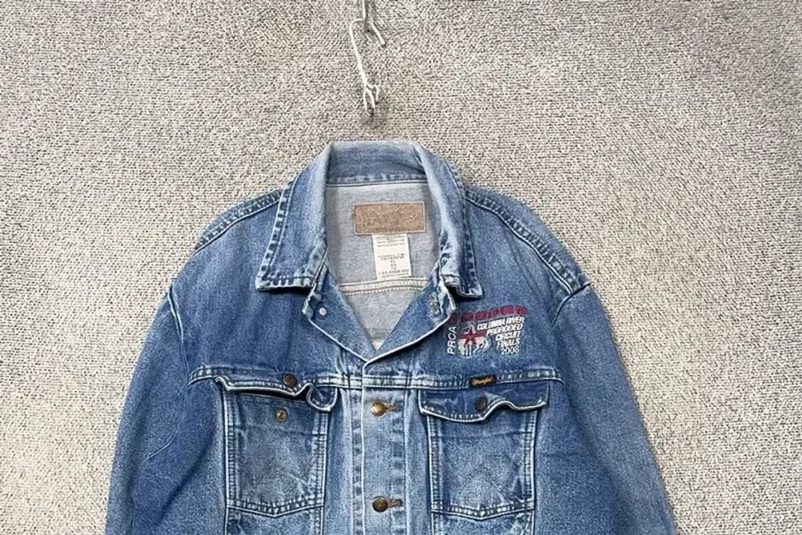 랭글러 빈티지 돌청 워싱 데님자켓 XL 상품이미지3