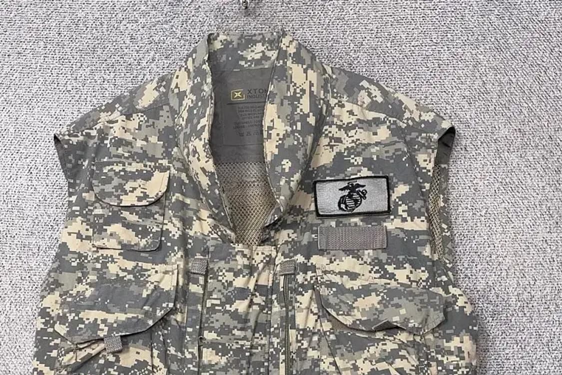 엑스톤즈 밀리터리 카모 테크웨어 조끼 M 상품이미지3